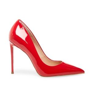 Vala Red Patent Steve Madden Pump